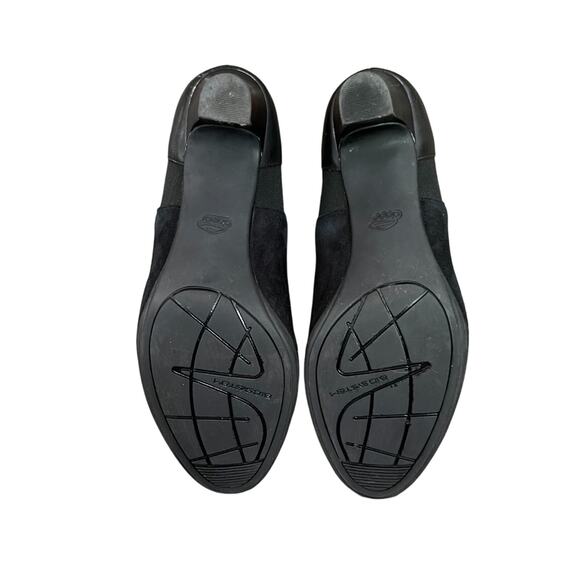 Abeo Womens Victory Black Suede Leather Heel Booties Size 6.5N B.I.O. System - Picture 7 of 10